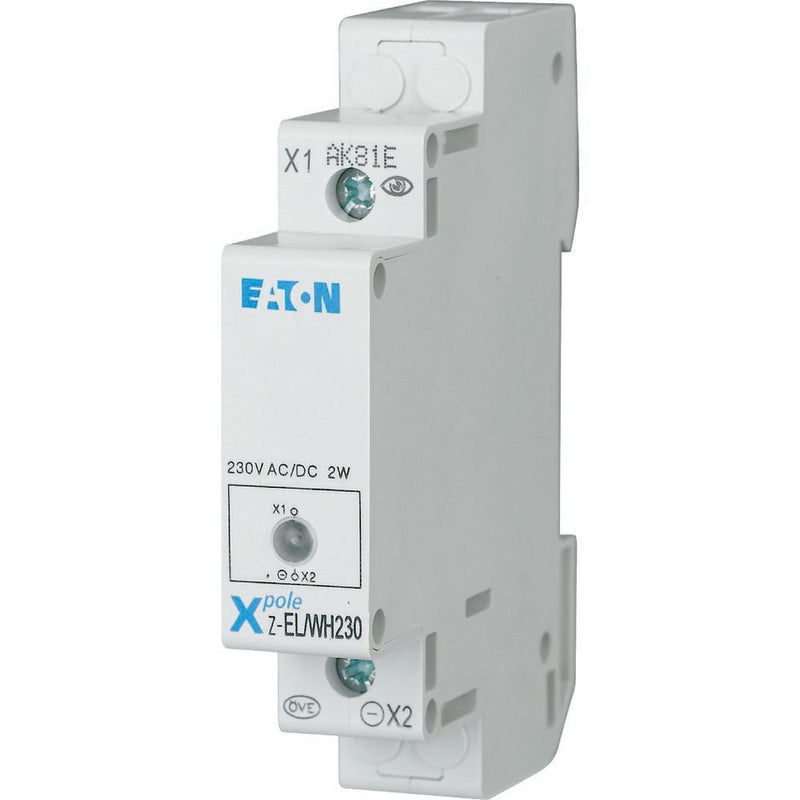 Eaton - Leuchtmelder, Komplettgerät Einzelleuchte Z-EL/WH230 230AC/DC, weiß − 2 Stück