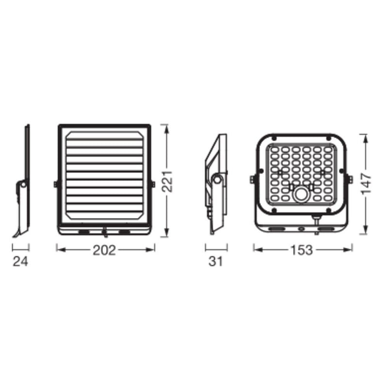 Ledvance - Downlight/Strahler/Flutlicht Solar-Fluter Endur #4099854276675 840