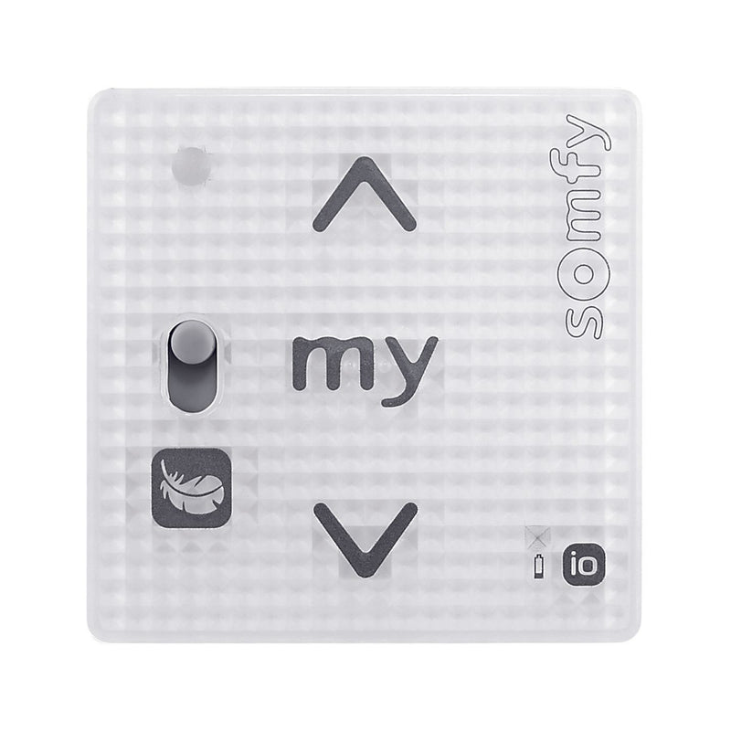 Somfy - Sender/Fernbedienung für Installationsschalterprogramme Funkwandsender Smoove RS100#1811318 IN io Pure Shine