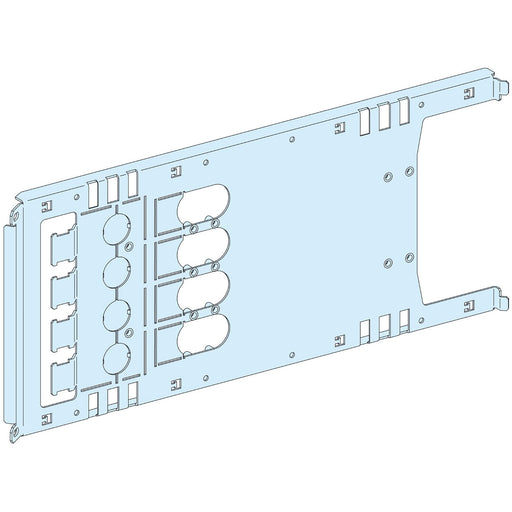 Schneider Electric - Montageplatte für Verteilergehäuse Montageplatte PrismaSeT-P LVS03454 4pol. Stecktechnik