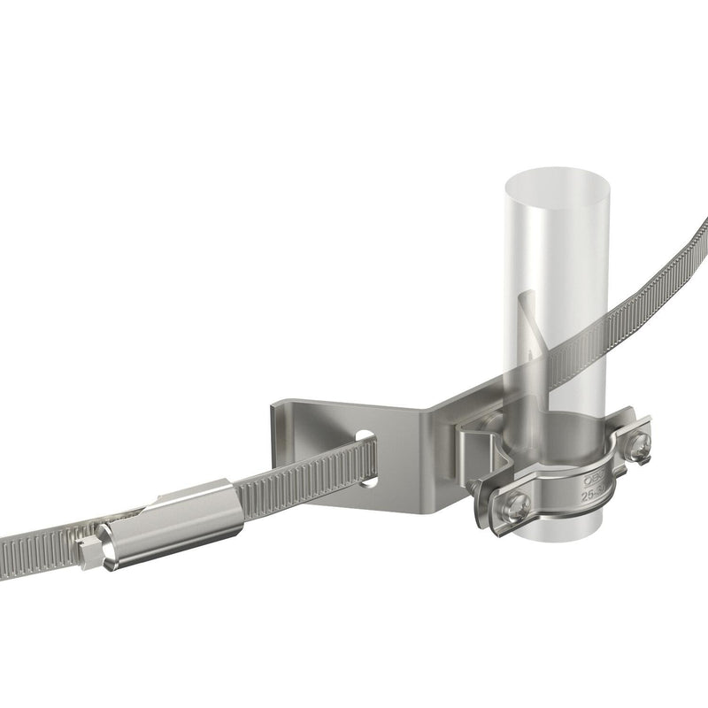 OBO Bettermann - Leitungshalter für Blitzschutz Leitungshalter isCon HS 26 VA D=26mm − 10 Stück