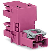 WAGO - Kompaktverteiler für steckbare Gebäudeinstallation h-Verteiler 2-polig 770-1753 Kod. B,pink − 50 Stück
