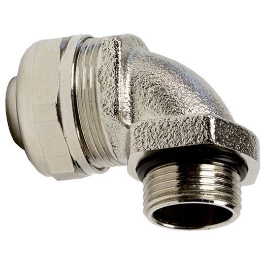 Lapp Zubehör - Metall-Schutzschlauch-Verschraubung SILVYN-COMPACT-90°- 61803810 M20X1,5/2-MS − 10 Stück