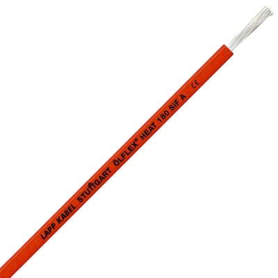 Lapp Kabel&Leitung - Energiekabel >= 1 kV, für feste Verlegung ÖLFLEX HEAT 180 SiF A 1249587/100 1x4 RD − 100 Meter