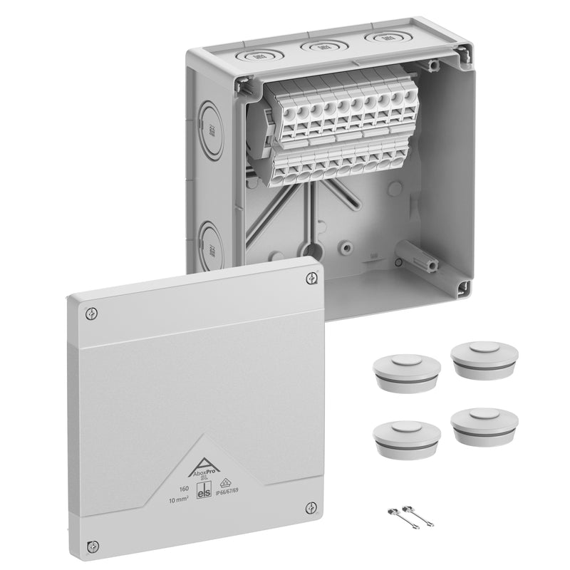 Spelsberg - Dose, Gehäuse für Montage auf der Wand/Decke Abzweigkasten Abox Pro SL-10²
