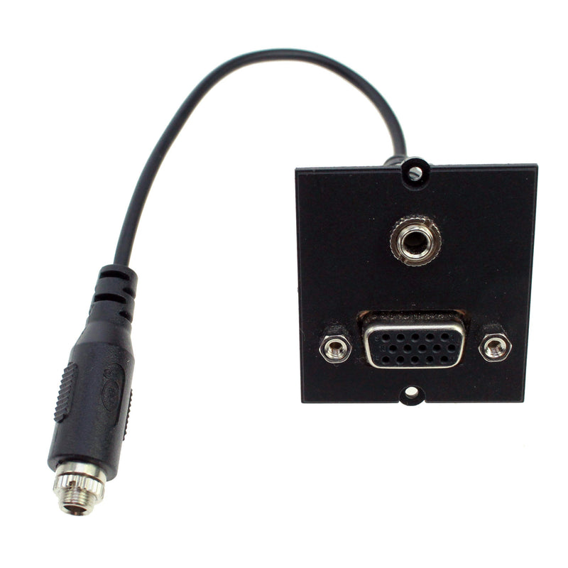 Bachmann - Einsatz/Abdeckung für Kommunikationstechnik Rahmen 1xVGA+Klinke 917.045 BCM-17