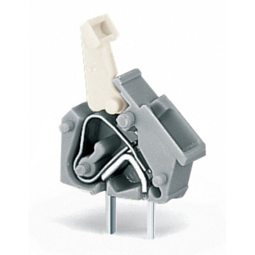 WAGO - Leiterplattenklemme Einzelklemme 256-401 0,08-2,5mmq grau − 100 Stück