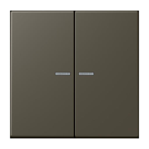Jung - Bedienelement intelligent Taster 2fach BT LC 17102 241 ombre naturelle 31
