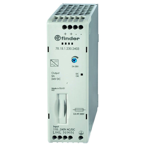 Finder - Gleichstromversorgung Schaltnetzteil 78.1B.1.230.2403 E 120-240VAC/220VDC − 1 Stück by Finder
