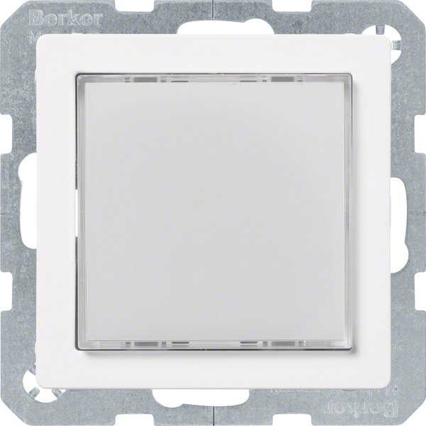 Berker - Info-Lichtsignal für Installationsschalterprogramme LED-Signallicht rot/grün 29526089 polarweiß samt