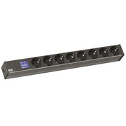 Bachmann - Power distribution unit (PDU) Steckdosenleiste 8xSchutzk 800.2054 mit Amperemeter