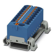 Phoenix Contact - Durchgangs-Reihenklemme Verteilerblock PTFIX10/18X4-NS35ABU − 8 Stück
