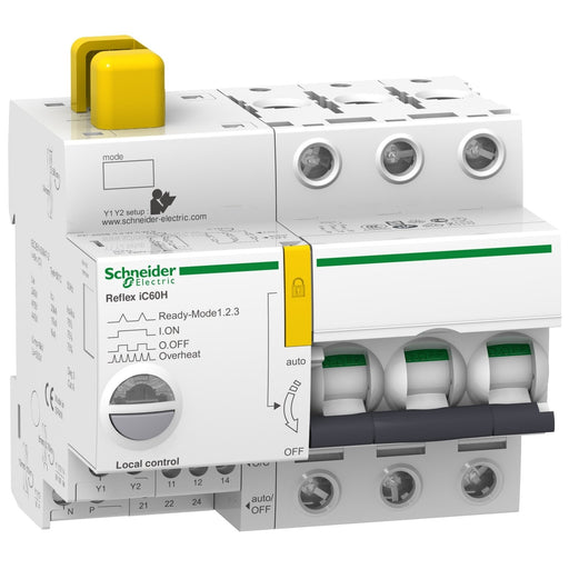 Schneider Electric - Leitungsschutzschalter mit Zusatzeinrichtung Leistungsschalter A9C66325 25A 3P D TI24
