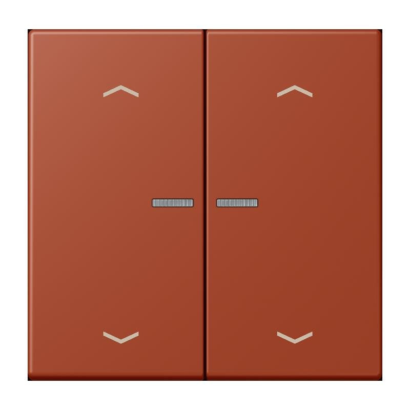 Jung - Abdeckung/Bedienelement für Installationsschalterprogramme Wippe mit Lichtleiter LC 102 KO5P 232 locre rouge