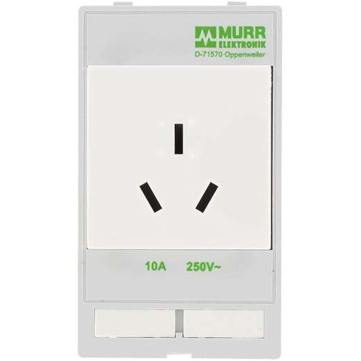 Murrelektronik - Schalter-/Steckdosenkombination Frontplattenschnittstelle 4000-68000-3250000 2xChina-Steckd