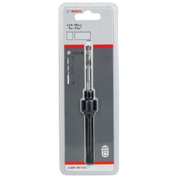 Bosch - Aufnahmeschaft für Lochsägen SDS plus-Adapter, 1/2-Zoll 2609390035 20 UNF, 14 - 30 mm
