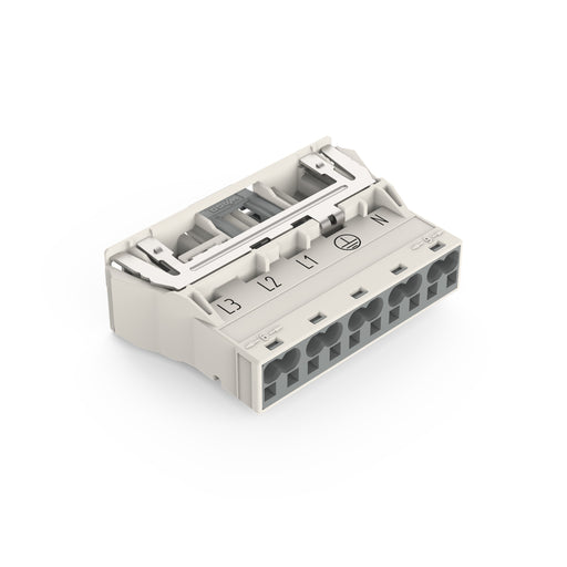 WAGO - Geräteanschluss für steckbare Gebäudeinstallation Steckerteil 770-735/007-000 2x0,5-4mmq weiß − 50 Stück