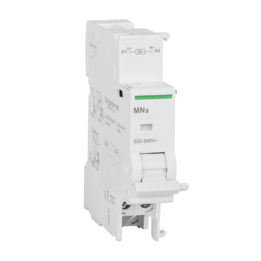 Schneider Electric - Zusatzeinrichtung für Reiheneinbaugeräte Unterspanungsauslöser A9N26963 240V Selektiv MN