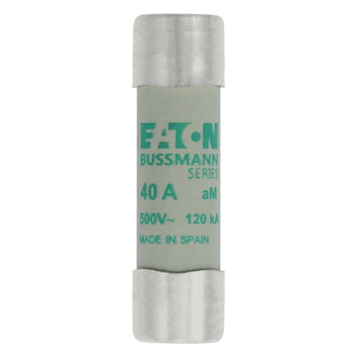 Eaton - Zylindrische Sicherung Sicherungseinsatz Nieders. CYLINDRICA#C14M40 40A AC 500V 120kA − 10 Stück