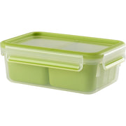 Emsa - Zubehör/Ersatzteile für Kleingeräte Snackbox CLIP GO Snack 1,0l m.Einsätzen rechteck