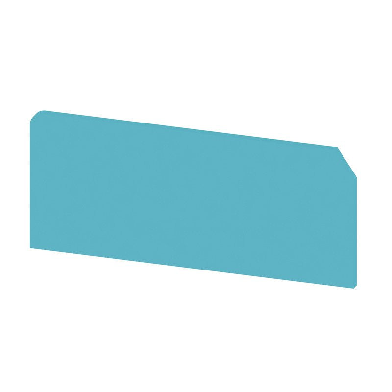 Weidmüller - Abschluss- und Zwischenplatte für Reihenklemme Abschlussplatte AP ASK1 BL 52x1.5mm blau − 20 Stück