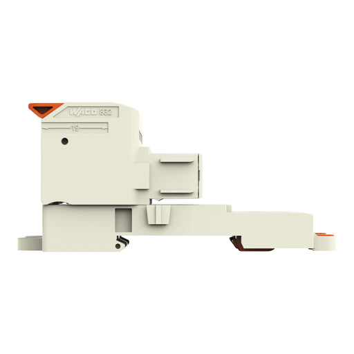 WAGO GmbH & Co. KG - Ein- und mehrpolige Klemmenleiste 1-Leiter-Federleiste,Hebel 832-1104/306-000 PushinCAGECLAMP,lgr − 5 Stück