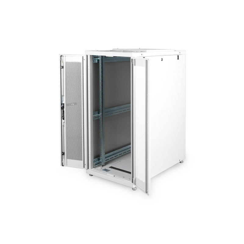 DIGITUS - Netzwerk-/Serverschrank Servers. 26HE 126x60x100cm DN-19 SRV-26U-1 RAL 7035 perf.Tür