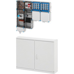 Hensel - Verteilerschrank für Energieversorgung Ladeverteiler Mi EV 22kW 8011 f.8 Ladep. a 22kW