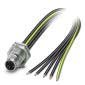 Phoenix Contact - Rundsteckverbinder, feldkonfektionierbar (Industriesteckverbinder) Einbausteckverbinder SACC-DSI-M12#1415293