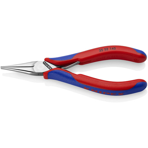 Knipex - Flachzange Elektronik-Greifzange 35 52 145 spiegelpoliert,145mm