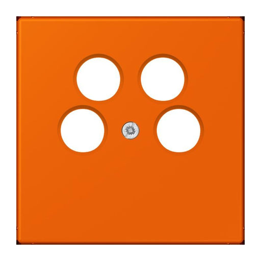 Jung - Einsatz/Abdeckung für Kommunikationstechnik Abdeckung für SAT-TV LC 990-4 SAT2 224 orange (32080)