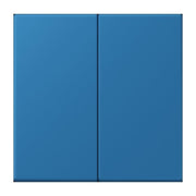 Jung - Abdeckung/Bedienelement für Installationsschalterprogramme Wippe für Taster 2fach LC 102 211 bleu ceruleen 31