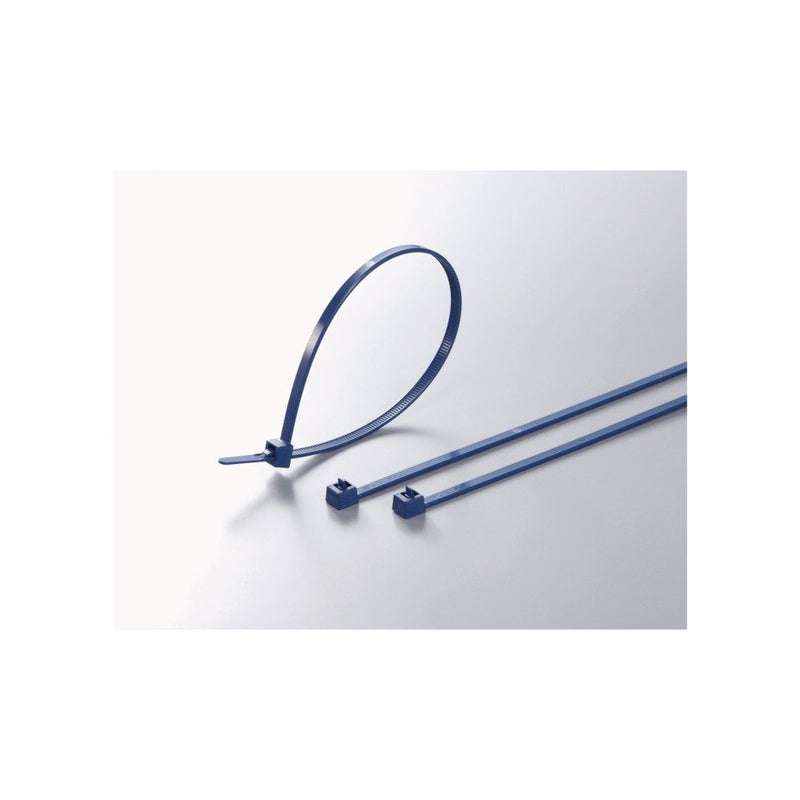 HellermannTyton - Kabelbinder MCTRELK2MPA66MPBU100 detektierbar − 100 Stück