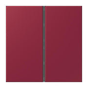 Jung - Abdeckung/Bedienelement für Installationsschalterprogramme Tastensatz 2fach LC 402 TSA 255 le rubis