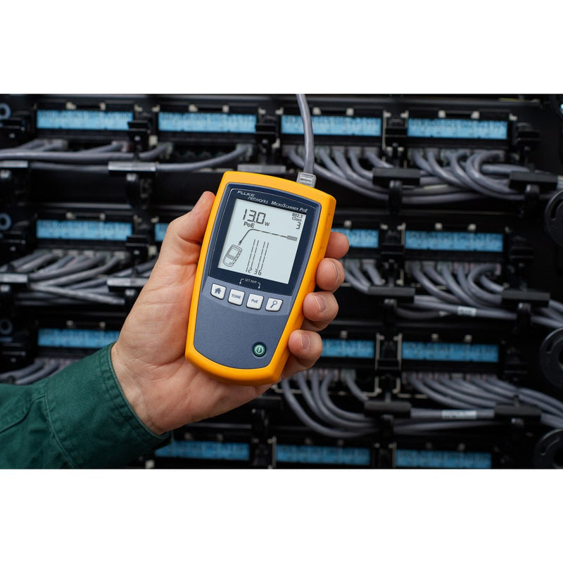 Fluke Networks - Mess-/Testgerät für Kommunikationstechnik MicroScanner POE MS-POE-KIT Professional Kit