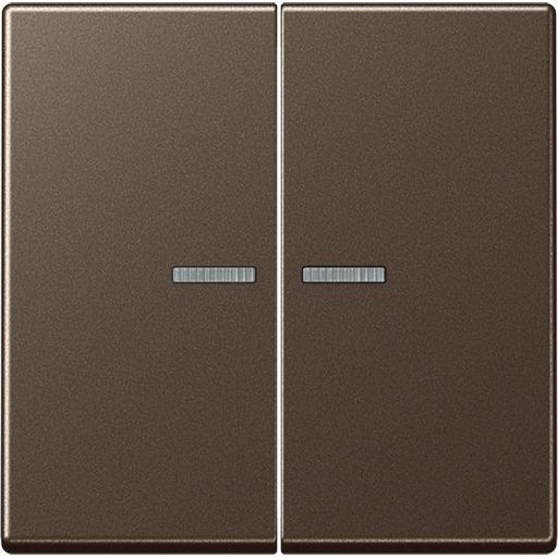 Jung - Bussystem-Tastsensor KNX RF Taster 2fach A 10921 ST RF MO Duroplast lackiert