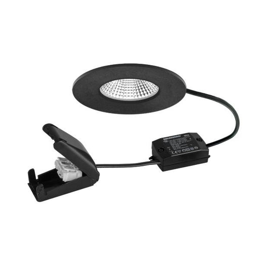 Brumberg Leuchten - Downlight/Strahler/Flutlicht LED-Einbaudownlight 230V 38480183AB 3000K, sw