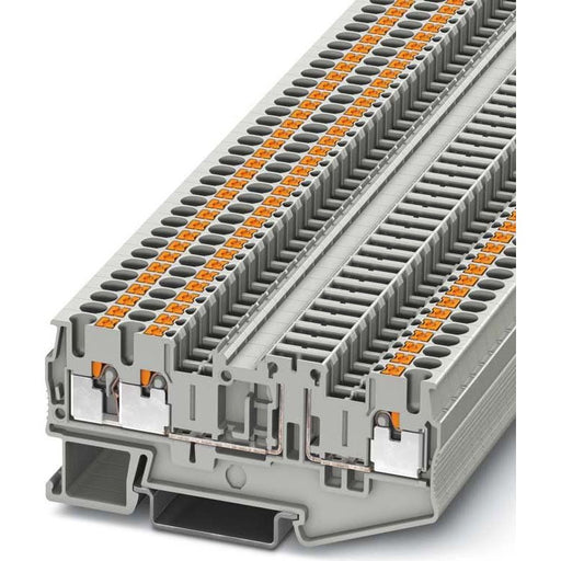Phoenix Contact - Trenn- und Messtrenn-Reihenklemme Trennklemme PT 2,5-TWIN-TGB 0,14-4qmm, grau − 50 Stück