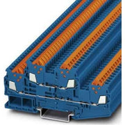 Phoenix Contact - Durchgangs-Reihenklemme Doppelstockklemme, blau QTTCB 1,5 BU H=5,2mm 0,25-1,5qmm − 50 Stück