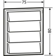 Renz Metallwaren - Funktionsmodul für Türkommunikation Klingelmodul 97-9-85272 ws mit 4 Klingeltaster − 1 Stück