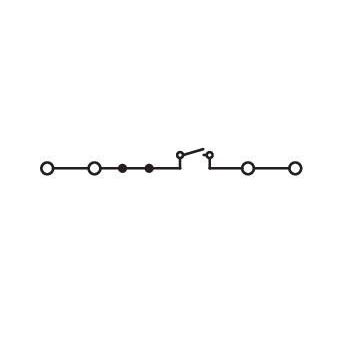 WAGO - Trenn- und Messtrenn-Reihenklemme Trenn-/Messklemme 2002-1872 4-Leiter − 50 Stück