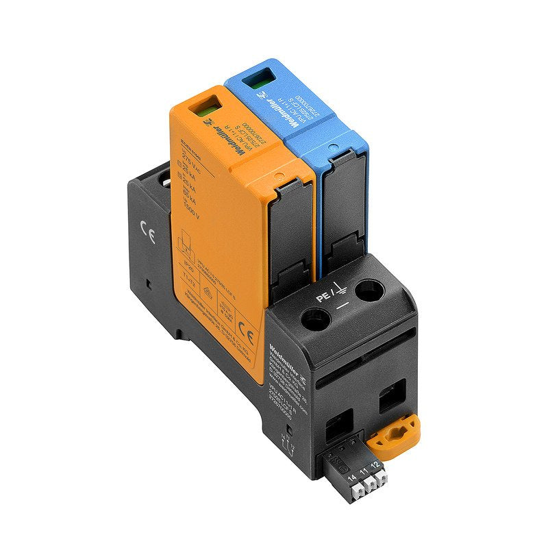 Weidmüller - Überspannungsableiter für Energietechnik/Stromversorgung Überspannungsableiter VPUACI1+1R275/25LCFS Leckstromfrei