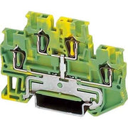 Phoenix Contact - Schutzleiter-Reihenklemme Schutzleiterklemme STTB 1,5-PE Federzug, gn/ge