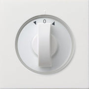 Gira - Abdeckung/Bedienelement für Installationsschalterprogramme Abdeckg. mit Knebel rws/gl 0666112 Jalousie