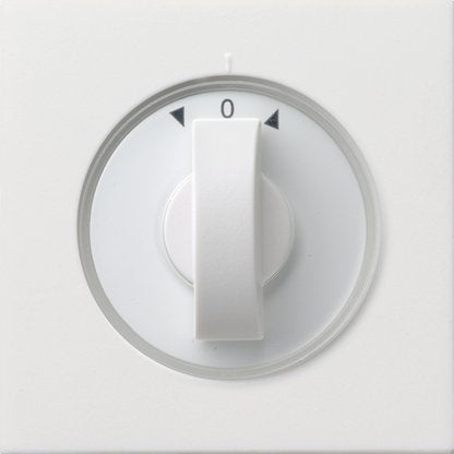 Gira - Abdeckung/Bedienelement für Installationsschalterprogramme Abdeckg. mit Knebel rws/gl 0666112 Jalousie