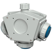 Mennekes - CEE-Steckdosen-Kombination (IEC 60309) DELTA-BOX 10859 blau/grau