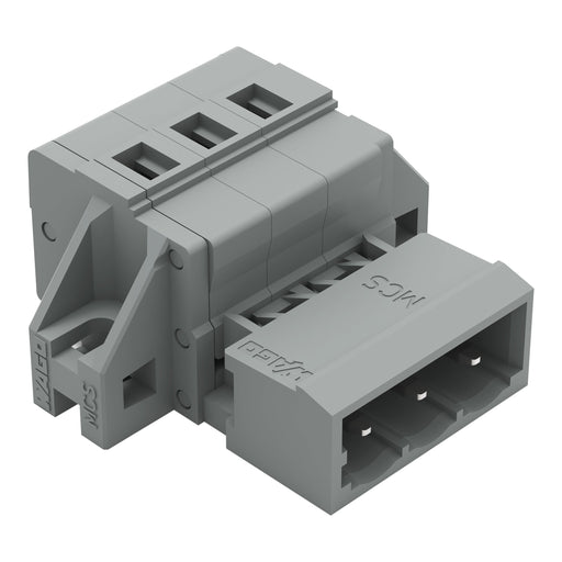 WAGO - Kabelsteckverbinder für Leiterplattensteckverbinder 1-Leiter-Stiftleiste 231-603/019-000 CAGECLAMP,2,5mm²,gr − 50 Stück