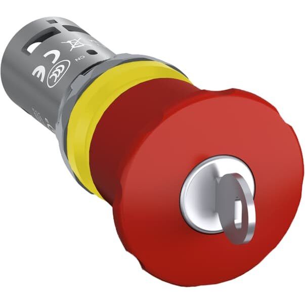 ABB Stotz S&J - NOT-AUS-Taster, Komplettgerät Not-Aus-Taster CE4K1-10R-11 40mm, 1S+1Ö