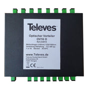 Televes - Abzweiger und Verteiler Optischer 16-f. Verteiler OV16 O Anschl. SC/APC-Bu