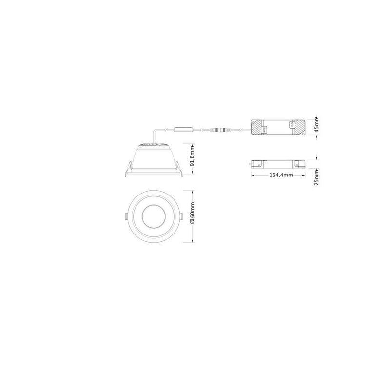 Ledvance - Downlight/Strahler/Flutlicht LED-Downlight DLCTDAD150P18WMSU19 940, DALI